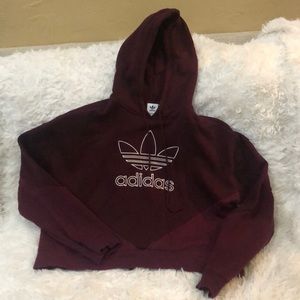 Adidas cropped hoodie